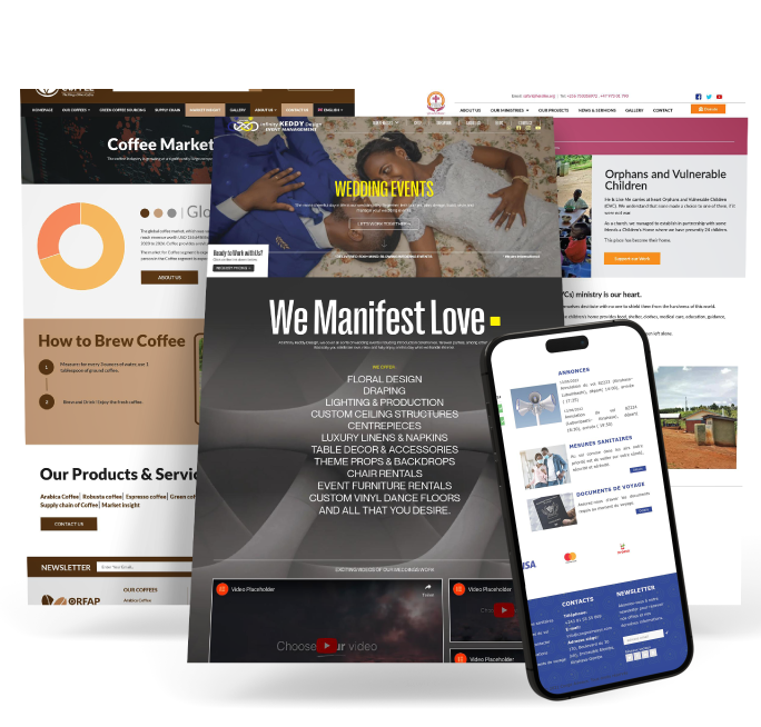 Uganda Web Design Company work