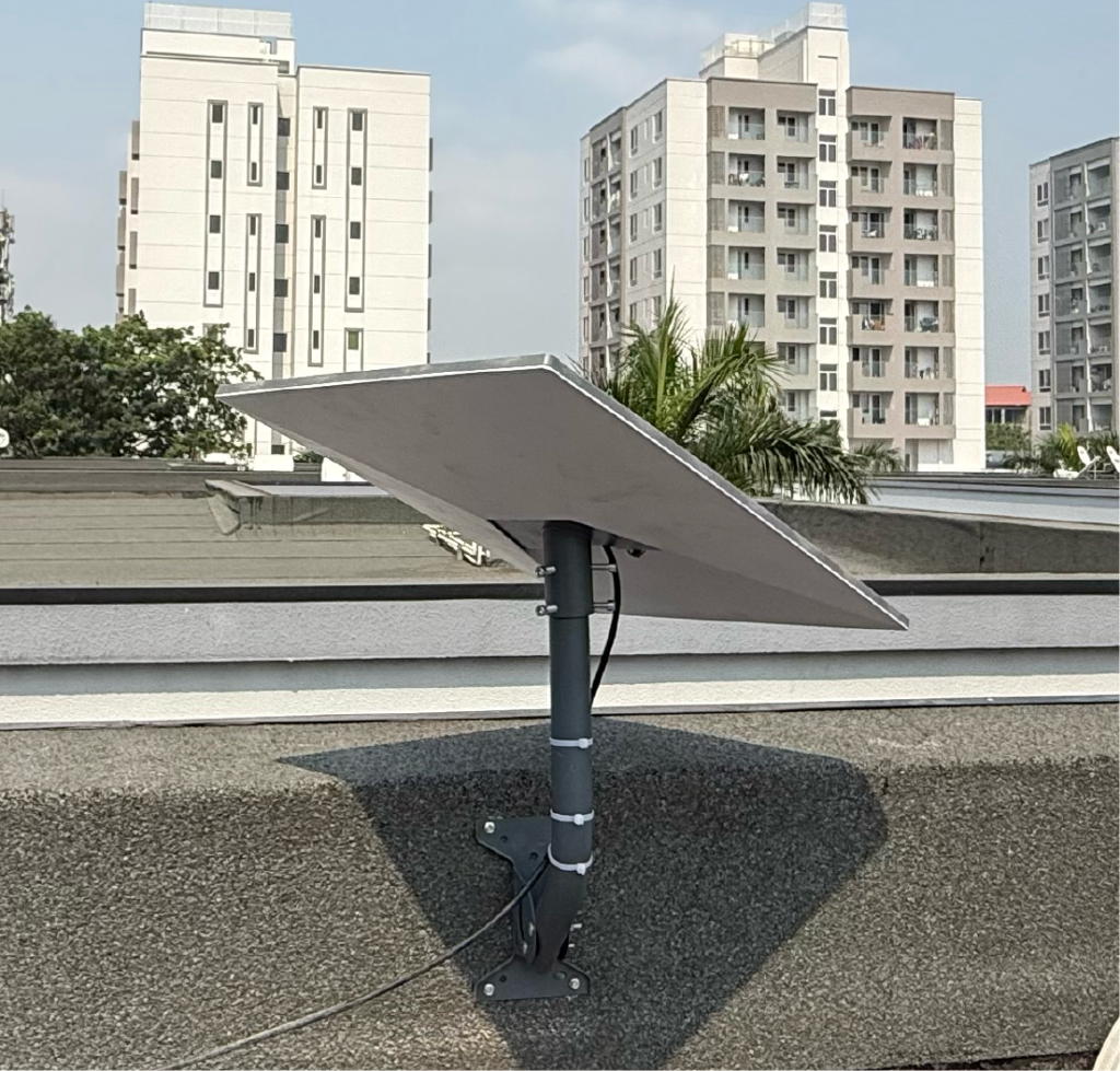 Starlink Uganda standard kit installed for an NGO