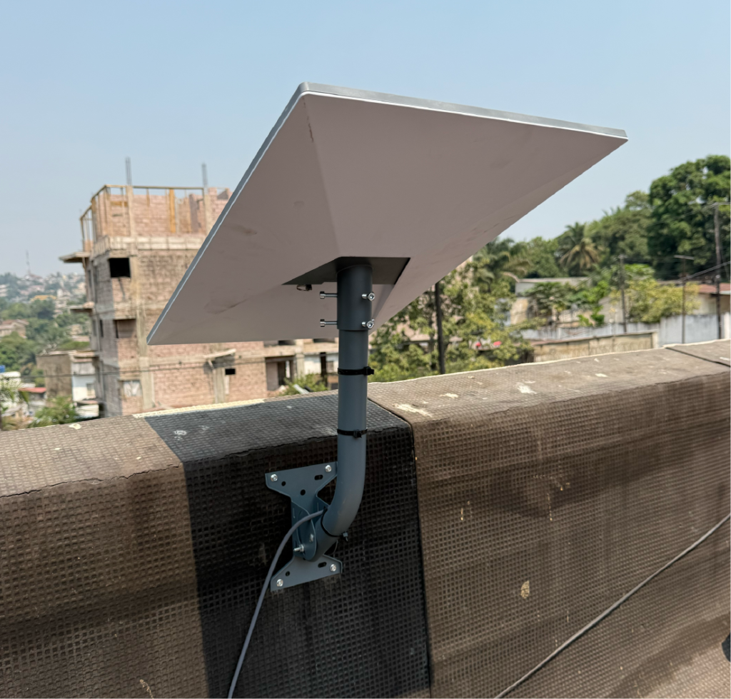 Starlink Uganda standard kit installed in Jinja